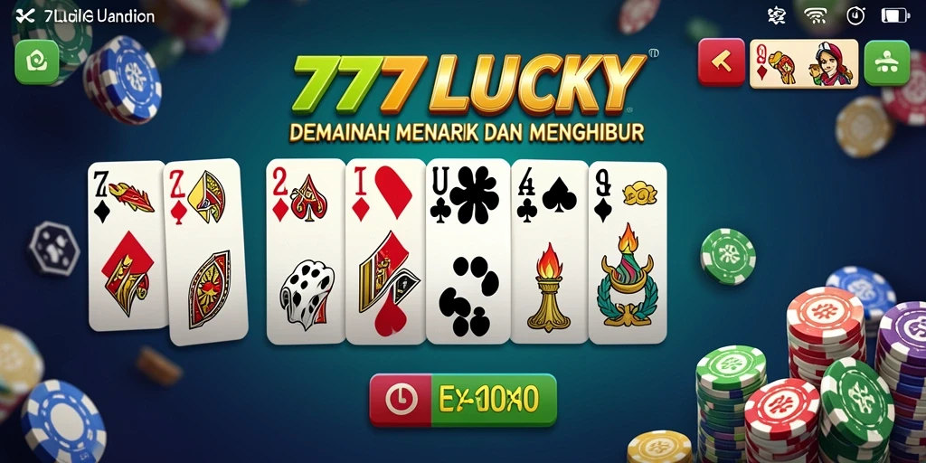 Tampilan gameplay seru dari 777LUCKY dengan teman-teman.