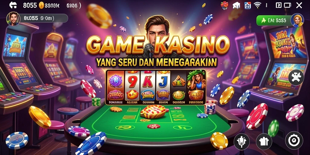 Tampilan menarik dari gameplay Kasino di 8055 yang memukau.