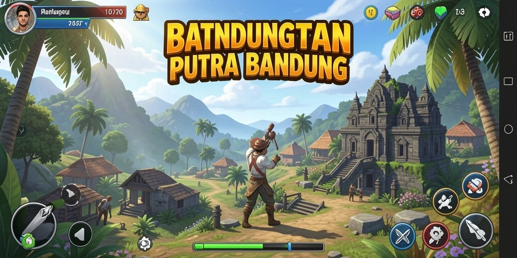 Tangkapan layar gameplay BANDUNGTOTO menampilkan petualangan RPG yang menarik.