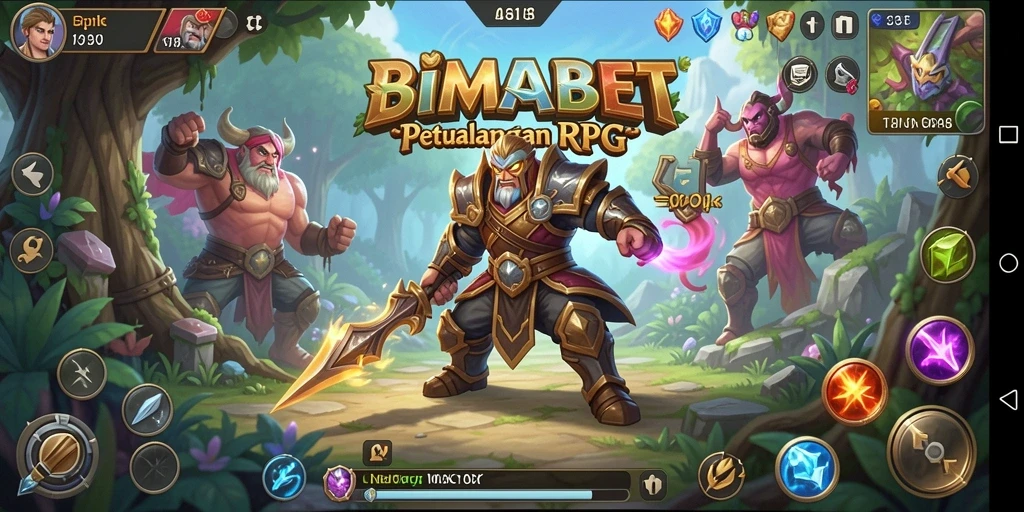 Tampilan gameplay <strong>BIMABET</strong> yang menakjubkan dan mengasyikkan dalam gaya RPG.