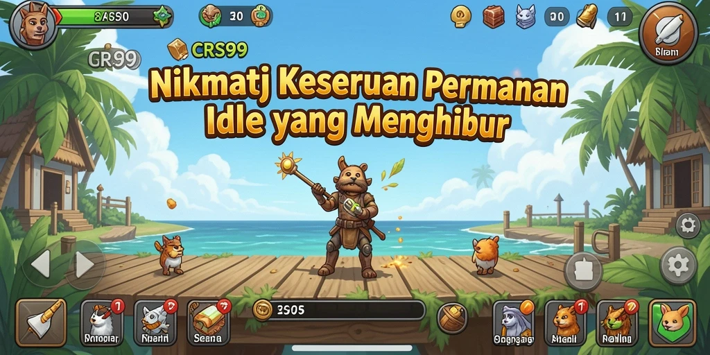 Tampilan gameplay <strong>CRS99</strong> yang menarik dengan elemen Idle yang memikat.