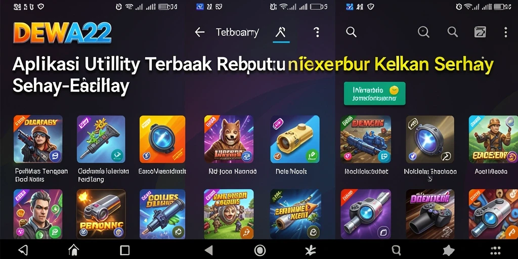 Tampilan antarmuka DEWA22 yang user-friendly dan intuitif.