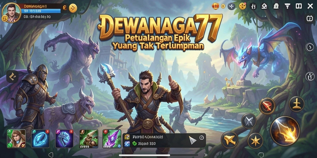 Gameplay seru di dunia petualangan DEWANAGA77 yang menakjubkan.