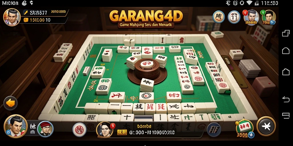 Tampilan gameplay seru dari GARANG4D yang menampilkan keseruan Mahjong.