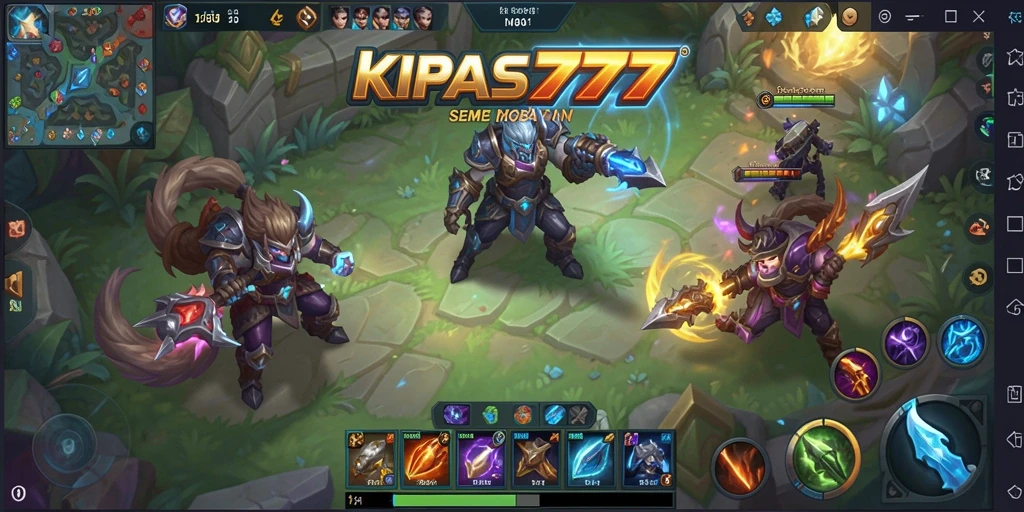 Tampilan gameplay KIPAS777 yang mendebarkan dan penuh aksi.