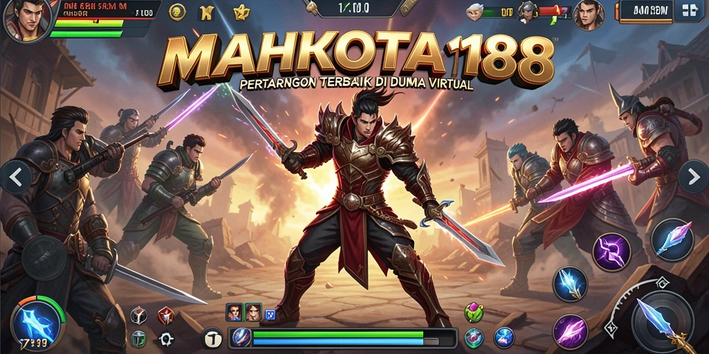 Gameplay Fighting seru dan mendebarkan di MAHKOTA188.
