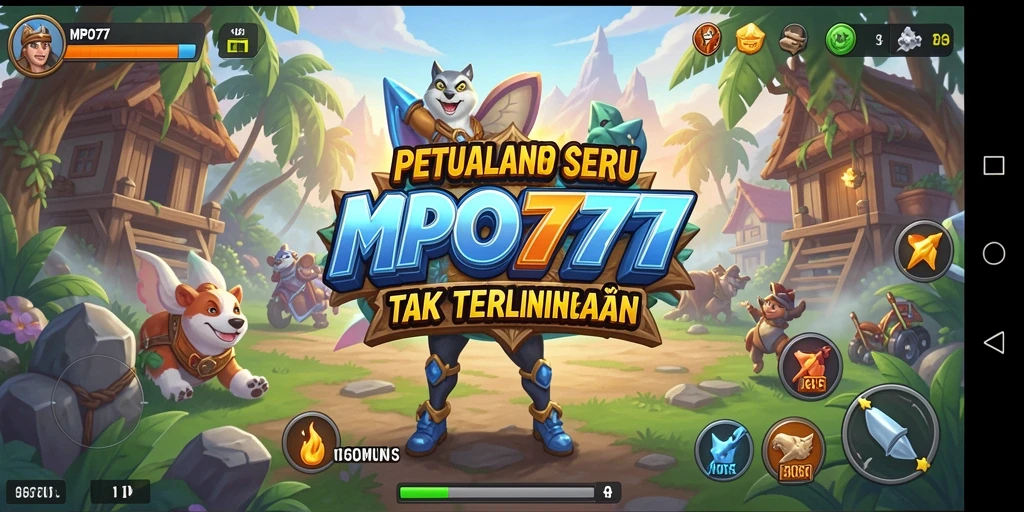 Tampilan gameplay seru di dunia petualangan MPO777.