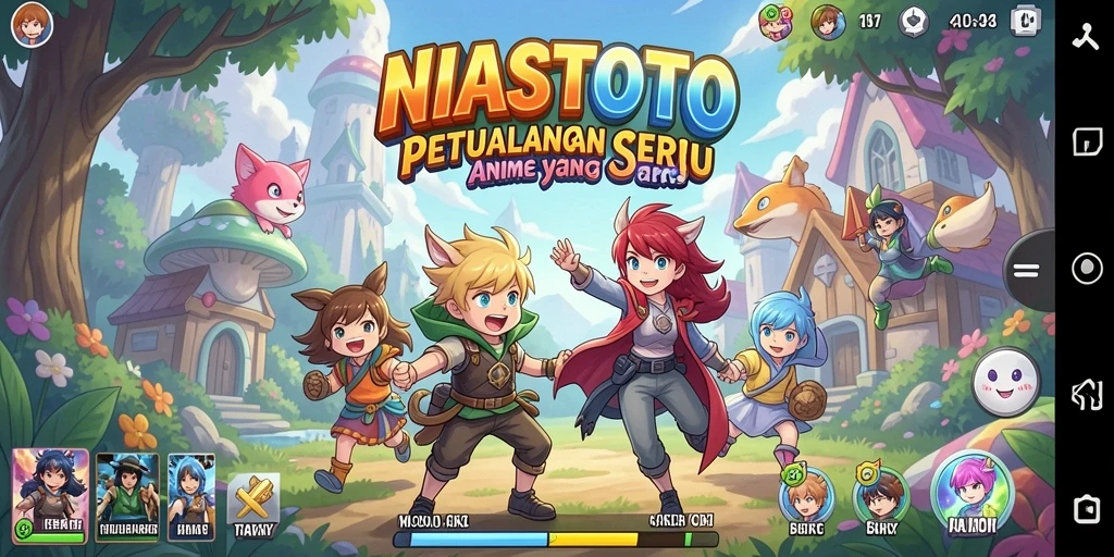 Tampilan gameplay NIASTOTO yang memukau dan penuh warna.