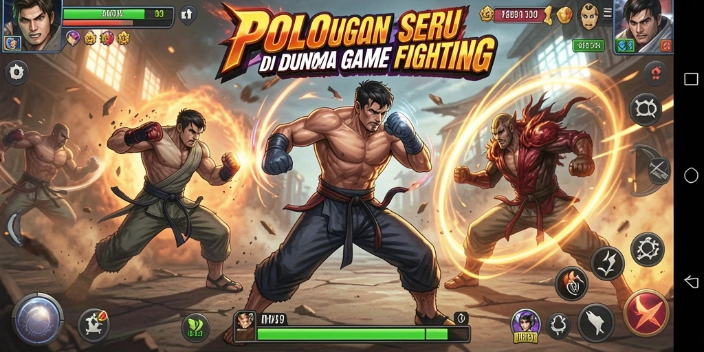Tampilan seru pertarungan dalam POLO188 yang mendebarkan.