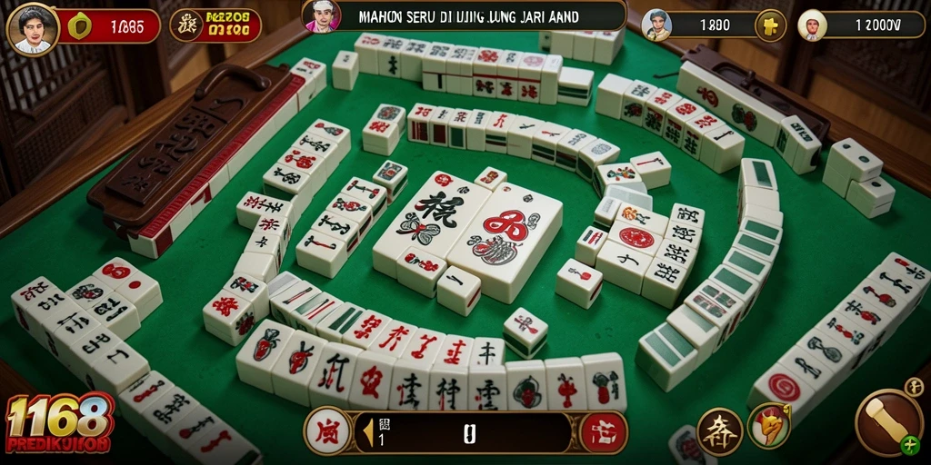 Tampilan gameplay seru di PREDIKSI168 dengan desain Mahjong yang menarik.