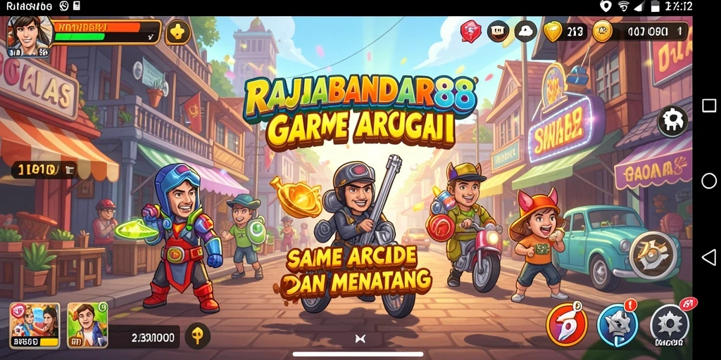Tampilan gameplay seru dari RAJABANDAR88 dengan aksi mendebarkan.