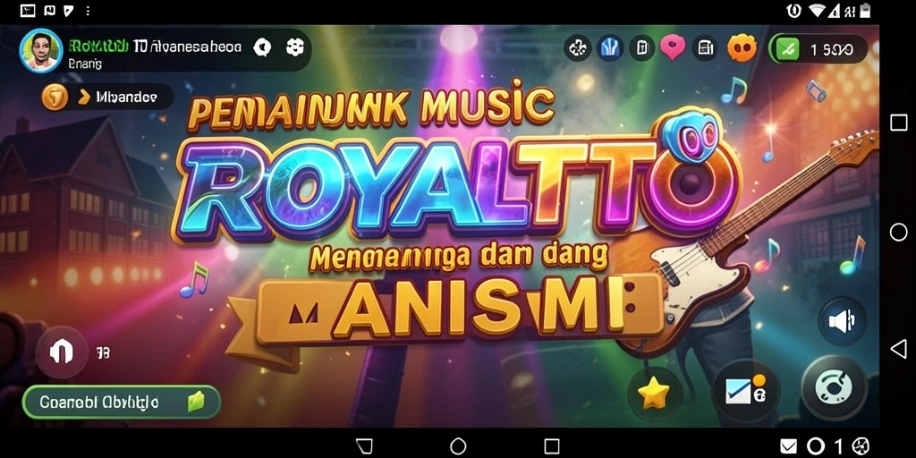 Tampilan gameplay menarik dari ROYALTOTO di layar.
