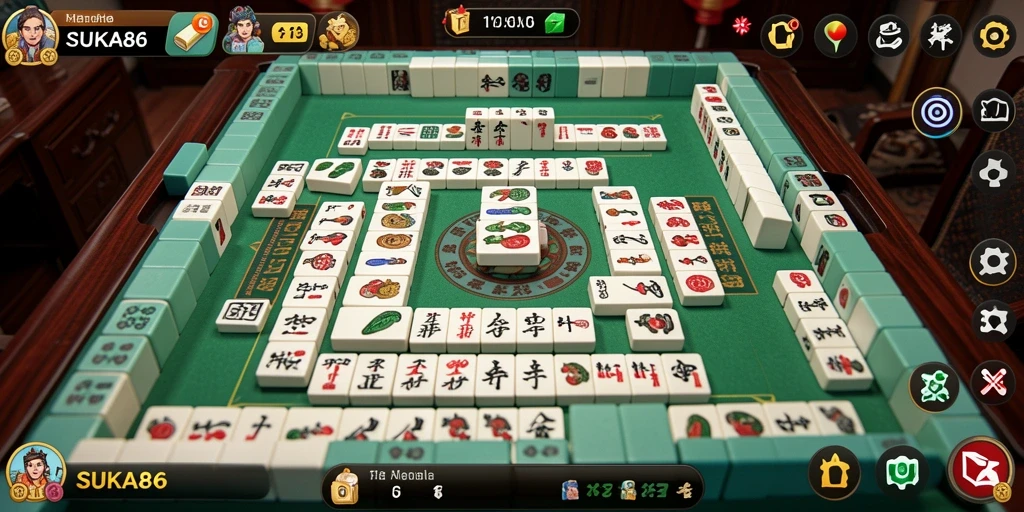 Tampilan menarik dari gameplay Mahjong di SUKA86.